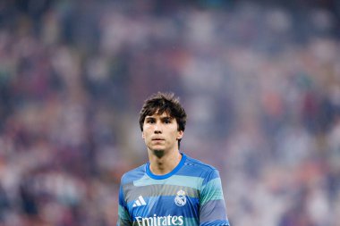 Gonzalo Garcia FC Barcelona ve Real Madrid (Maciej Rogowski / Ball Raw Images) takımları arasında oynanan İspanya Süper Kupa Finali sırasında görüldü.)