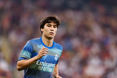 Gonzalo Garcia FC Barcelona ve Real Madrid (Maciej Rogowski / Ball Raw Images) takımları arasında oynanan İspanya Süper Kupa Finali sırasında görüldü.)