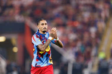 FC Barcelona ve Real Madrid (Maciej Rogowski / Ball Raw Images) takımları arasında oynanan İspanya Süper Kupa Finali sırasında Raphinha görüldü.)