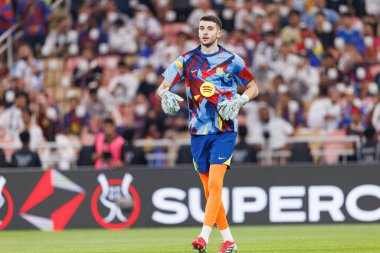 Joan Garcia FC Barcelona ve Real Madrid (Maciej Rogowski / Ball Raw Images) takımları arasında oynanan final maçında görüldü.)