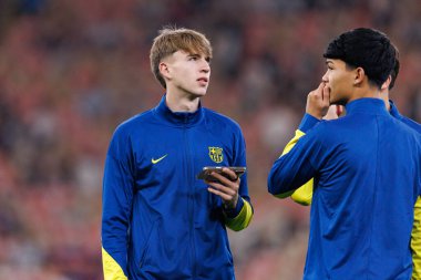 FC Barcelona ve Real Madrid (Maciej Rogowski / Ball Raw Images) takımları arasında oynanan İspanya Süper Kupa Finali sırasında Tomas Marques görüldü.)