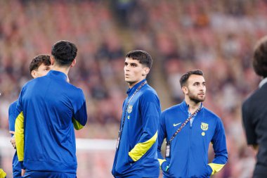 Gerard Martin ve Eric Garcia, FC Barcelona ve Real Madrid (Maciej Rogowski / Ball Raw Images) takımları arasında oynanan final maçında görüldü.)