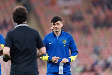 İspanya Süper Kupası Finali sırasında FC Barcelona ve Real Madrid takımları arasında görülen Pedri (Maciej Rogowski / Ball Raw Images)