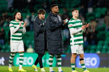 Matheus Reis, Liga Portekiz maçı sırasında Estadio Jose Alvalade 'deki Casa Pia AC (Maciej Rogowski / Ball Raw Images) takımları arasında görüldü.)