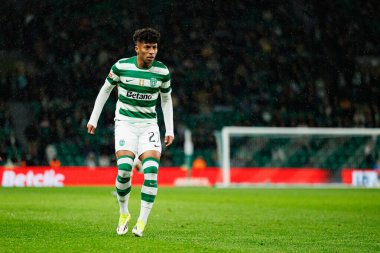 Liga Portekiz maçı sırasında Estadio Jose Alvalade 'deki Casa Pia AC (Maciej Rogowski / Ball Raw Images) takımları arasında Alisson Santos görüldü.)