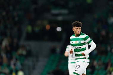 Liga Portekiz maçı sırasında Estadio Jose Alvalade 'deki Casa Pia AC (Maciej Rogowski / Ball Raw Images) takımları arasında Alisson Santos görüldü.)