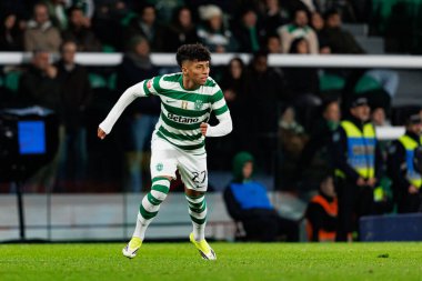 Liga Portekiz maçı sırasında Estadio Jose Alvalade 'deki Casa Pia AC (Maciej Rogowski / Ball Raw Images) takımları arasında Alisson Santos görüldü.)