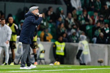 Alvaro Pacheco, Liga Portekiz maçı sırasında Estadio Jose Alvalade 'deki Casa Pia AC (Maciej Rogowski / Ball Raw Images) takımları arasında görüldü.)