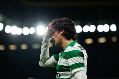 Francisco Trincao, Liga Portekiz maçı sırasında Estadio Jose Alvalade 'deki Casa Pia AC (Maciej Rogowski / Ball Raw Images) takımları arasında görüldü.)