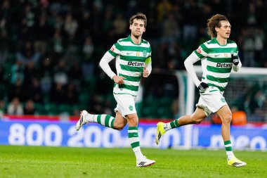 Daniel Braganca, Liga Portekiz maçı sırasında Estadio Jose Alvalade 'deki Casa Pia AC (Maciej Rogowski / Ball Raw Images) takımları arasında görüldü.)