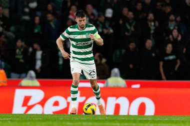 Goncalo Inacio Liga Portekiz maçı sırasında Estadio Jose Alvalade 'deki Casa Pia AC (Maciej Rogowski / Ball Raw Images) takımları arasında görüldü.)