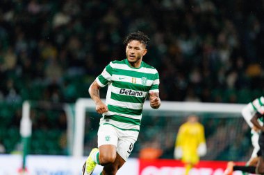 Luis Suarez, Liga Portekiz maçı sırasında Estadio Jose Alvalade 'deki Casa Pia AC (Maciej Rogowski / Ball Raw Images) takımları arasında görüldü.)