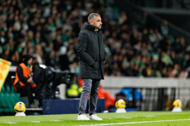 Liga Portekiz maçı sırasında Estadio Jose Alvalade 'deki Sporting CP ve Casa Pia AC takımları arasında görülen Rui Borges (Maciej Rogowski / Ball Raw Images))