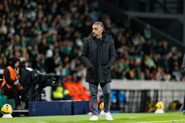 Liga Portekiz maçı sırasında Estadio Jose Alvalade 'deki Sporting CP ve Casa Pia AC takımları arasında görülen Rui Borges (Maciej Rogowski / Ball Raw Images))