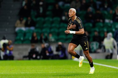 Domingo Jose Gabriel Bandeira Kaly Liga Portekiz maçı sırasında Estadio Jose Alvalade 'deki Casa Pia AC (Maciej Rogowski / Ball Raw Images) takımları arasında görüldü.)