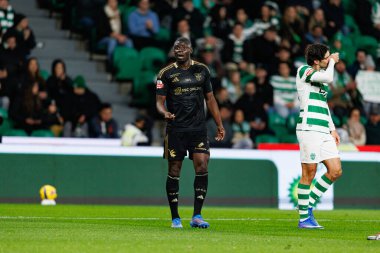 Estadio Jose Alvalade 'deki Sporting CP ve Casa Pia AC takımları arasında Liga Portekiz maçı sırasında görülen Abdu Conte (Maciej Rogowski / Ball Raw Images)