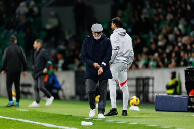 Alvaro Pacheco, Liga Portekiz maçı sırasında Estadio Jose Alvalade 'deki Casa Pia AC (Maciej Rogowski / Ball Raw Images) takımları arasında görüldü.)