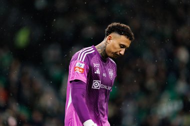 Ivan Fresneda Liga Portekiz maçı sırasında Estadio Jose Alvalade 'deki Casa Pia AC (Maciej Rogowski / Ball Raw Images) takımları arasında görüldü)