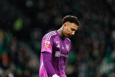 Patrick Sequeira, Liga Portekiz maçı sırasında Estadio Jose Alvalade 'deki Casa Pia AC (Maciej Rogowski / Ball Raw Images) takımları arasında görüldü.)