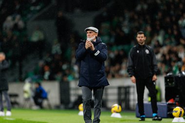 Alvaro Pacheco, Liga Portekiz maçı sırasında Estadio Jose Alvalade 'deki Casa Pia AC (Maciej Rogowski / Ball Raw Images) takımları arasında görüldü.)