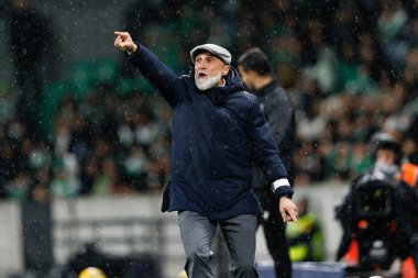 Alvaro Pacheco, Liga Portekiz maçı sırasında Estadio Jose Alvalade 'deki Casa Pia AC (Maciej Rogowski / Ball Raw Images) takımları arasında görüldü.)