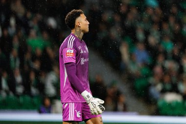 Patrick Sequeira, Liga Portekiz maçı sırasında Estadio Jose Alvalade 'deki Casa Pia AC (Maciej Rogowski / Ball Raw Images) takımları arasında görüldü.)