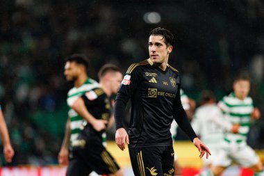 Gaizka Larrazabal, Liga Portekiz maçı sırasında Estadio Jose Alvalade 'deki Casa Pia AC (Maciej Rogowski / Ball Raw Images) takımları arasında görüldü.)