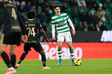 Francisco Trincao, Liga Portekiz maçı sırasında Estadio Jose Alvalade 'deki Casa Pia AC (Maciej Rogowski / Ball Raw Images) takımları arasında görüldü.)