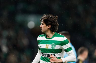 Francisco Trincao, Liga Portekiz maçı sırasında Estadio Jose Alvalade 'deki Casa Pia AC (Maciej Rogowski / Ball Raw Images) takımları arasında görüldü.)