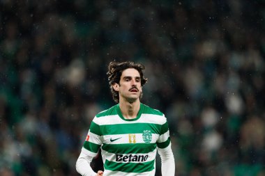 Francisco Trincao, Liga Portekiz maçı sırasında Estadio Jose Alvalade 'deki Casa Pia AC (Maciej Rogowski / Ball Raw Images) takımları arasında görüldü.)