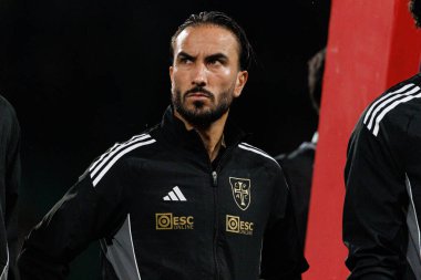 Sebastian Seba Perez, Liga Portekiz maçı sırasında Estadio Jose Alvalade 'deki Casa Pia AC (Maciej Rogowski / Ball Raw Images) takımları arasında görüldü.)