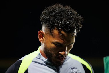 Luis Suarez, Liga Portekiz maçı sırasında Estadio Jose Alvalade 'deki Casa Pia AC (Maciej Rogowski / Ball Raw Images) takımları arasında görüldü.)