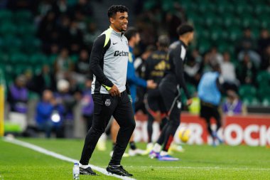 Estadio Jose Alvalade 'deki Sporting CP ve Casa Pia AC takımları arasında Liga Portekiz maçı sırasında görülen David Moreira (Maciej Rogowski / Ball Raw Images)