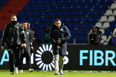 Vasco Botelho da Costa, Liga Portekiz maçı sırasında FC Alverca ve Moreirense FC (Maciej Rogowski / Ball Raw Images) takımları arasında görüldü.)