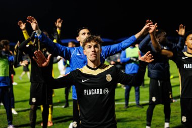 Vasco Moreira, FC Alverca ve Moreirense FC (Maciej Rogowski / Ball Raw Images) takımları arasında Liga Portekiz maçında görüldü.)