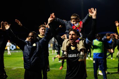 Sergi Gomez, Liga Portekiz maçı sırasında FC Alverca ve Moreirense FC (Maciej Rogowski / Ball Raw Images) takımları arasında görüldü.)