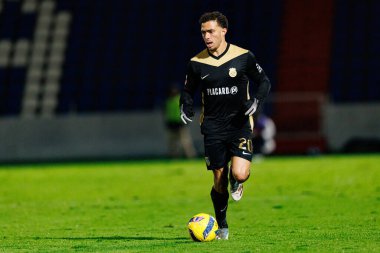 FC Alverca ve Moreirense FC (Maciej Rogowski / Ball Raw Images) takımları arasında Liga Portekiz maçında görüldü.)