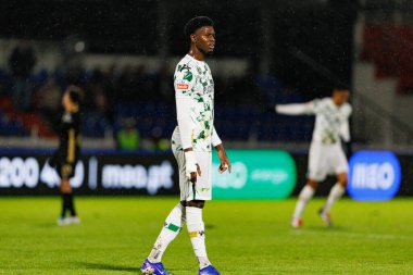 Luis Hemir Semedo, Liga Portekiz maçı sırasında FC Alverca ve Moreirense FC (Maciej Rogowski / Ball Raw Images) takımları arasında görüldü.)