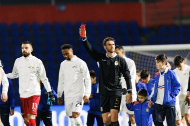 Sergi Gomez, Liga Portekiz maçı sırasında FC Alverca ve Moreirense FC (Maciej Rogowski / Ball Raw Images) takımları arasında görüldü.)