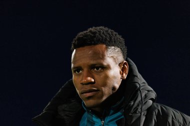 FC Alverca ve Moreirense FC (Maciej Rogowski / Ball Raw Images) takımları arasında Liga Portekiz maçında görülen Cedric Teguia)