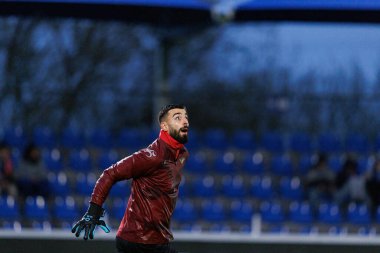 Andre Ferreira, Liga Portekiz maçı sırasında FC Alverca ve Moreirense FC (Maciej Rogowski / Ball Raw Images) takımları arasında görüldü.)