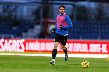 Sergi Gomez, Liga Portekiz maçı sırasında FC Alverca ve Moreirense FC (Maciej Rogowski / Ball Raw Images) takımları arasında görüldü.)