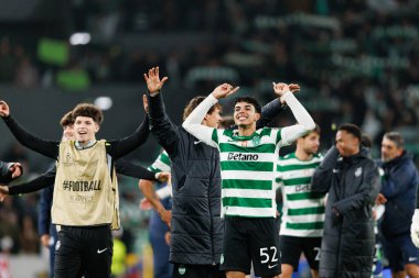 Joao Simoes, UEFA Şampiyonlar Ligi maçında Estadio Jose Alvalade 'de (Maciej Rogowski / Ball Raw Images) Sporting CP ve Paris Saint-Germain takımları arasında görüldü.)