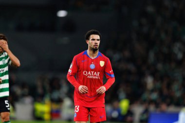 Warren Zaire-Emery UEFA Şampiyonlar Ligi maçında Estadio Jose Alvalade 'de (Maciej Rogowski / Ball Raw Images) Sporting CP ve Paris Saint-Germain takımları arasında görüldü.)