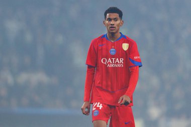 Senny Mayulu UEFA Şampiyonlar Ligi maçında Estadio Jose Alvalade 'de (Maciej Rogowski / Ball Raw Images) Sporting CP ve Paris Saint-Germain takımları arasında görüldü.)