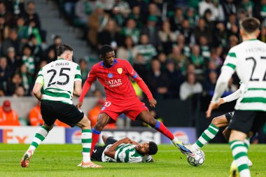 Ousmane Dembele, UEFA Şampiyonlar Ligi maçında Estadio Jose Alvalade 'de (Maciej Rogowski / Ball Raw Images) Sporting CP ve Paris Saint-Germain takımları arasında görüldü.)