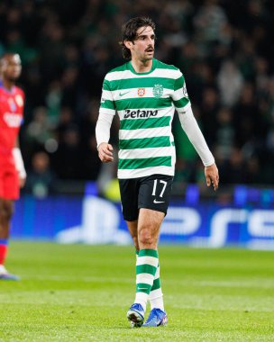 Francisco Trincao, UEFA Şampiyonlar Ligi maçında Estadio Jose Alvalade 'de (Maciej Rogowski / Ball Raw Images) Sporting CP ve Paris Saint-Germain takımları arasında görüldü.)
