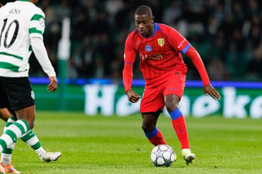 Nuno Mendes UEFA Şampiyonlar Ligi maçında Estadio Jose Alvalade 'de (Maciej Rogowski / Ball Raw Images) Sporting CP ve Paris Saint-Germain takımları arasında görüldü.)