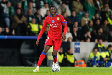 Nuno Mendes UEFA Şampiyonlar Ligi maçında Estadio Jose Alvalade 'de (Maciej Rogowski / Ball Raw Images) Sporting CP ve Paris Saint-Germain takımları arasında görüldü.)