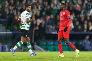 Ousmane Dembele, UEFA Şampiyonlar Ligi maçında Estadio Jose Alvalade 'de (Maciej Rogowski / Ball Raw Images) Sporting CP ve Paris Saint-Germain takımları arasında görüldü.)